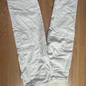 White Cargo jeans